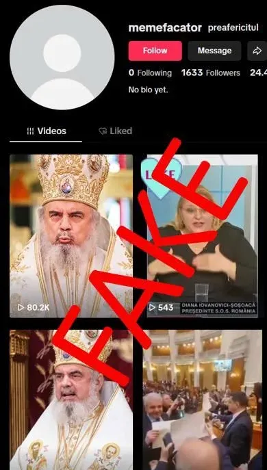 Forrás: a belügyminisztérium képernyőmentése a hamis tartalomról