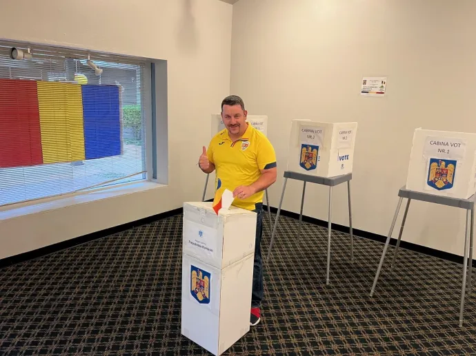 Egyesült Államok-beli szavazók – Fotó: a román külügyminisztérium Facebook-oldala