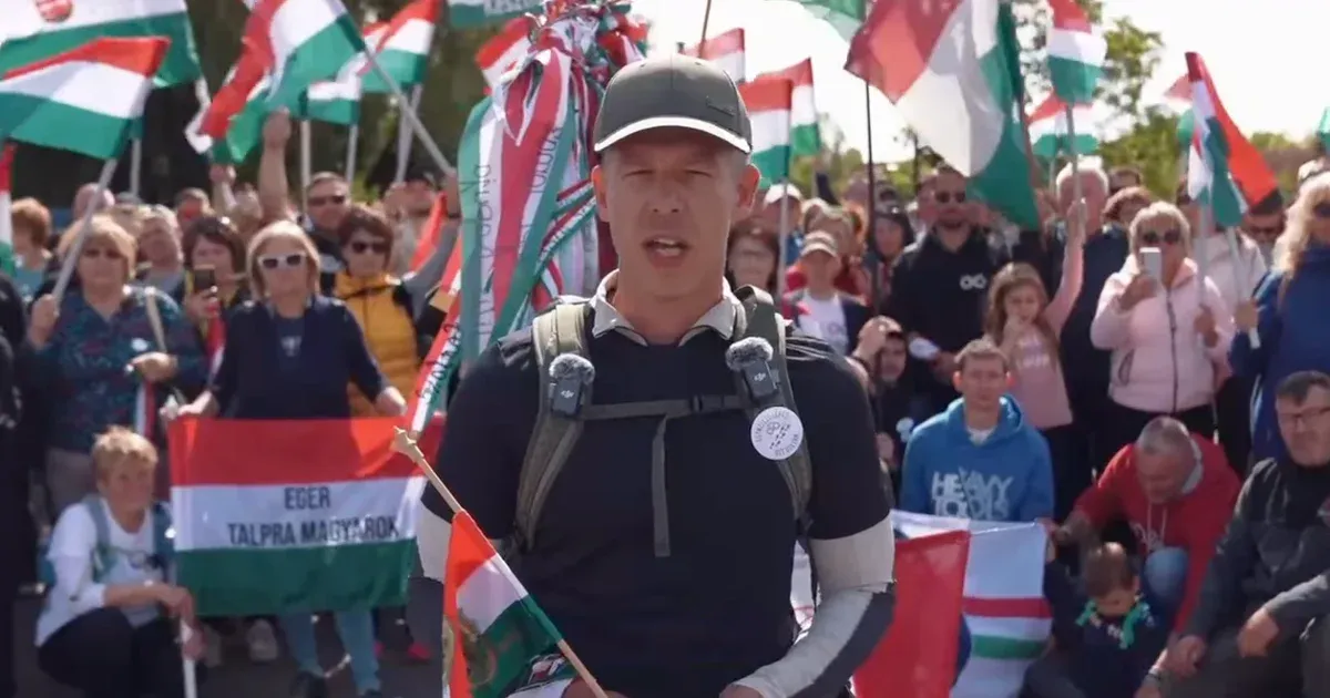 Magyar Péter a Harcosok Klubja rendezvényen résztvevő Orbán Viktornak üzent