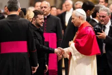XIV. Leó pápa fogadta Volodimir Zelenszkijt