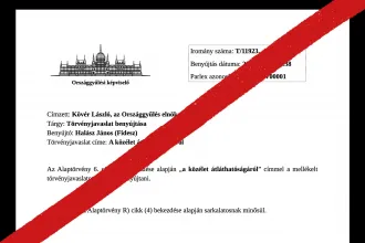Nincs miről tárgyalni: vissza kell vonni!