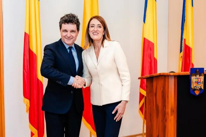 Roberta Metsola útban Temesvárra Nicușor Dannal is találkozott