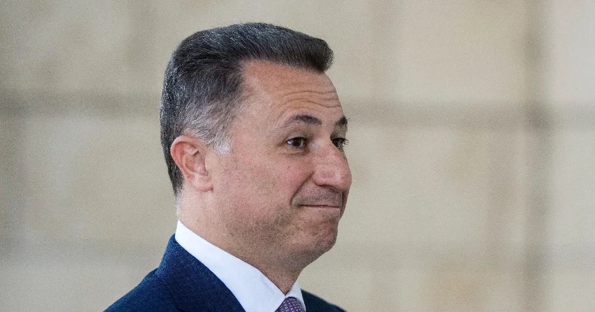 TöbbmilliĂłs osztalĂ©kot vett ki pĂ©celi tanácsadĂł cĂ©gĂ©bĹ‘l Nikola Gruevszki elĂtĂ©lt volt macedĂłn miniszterelnök