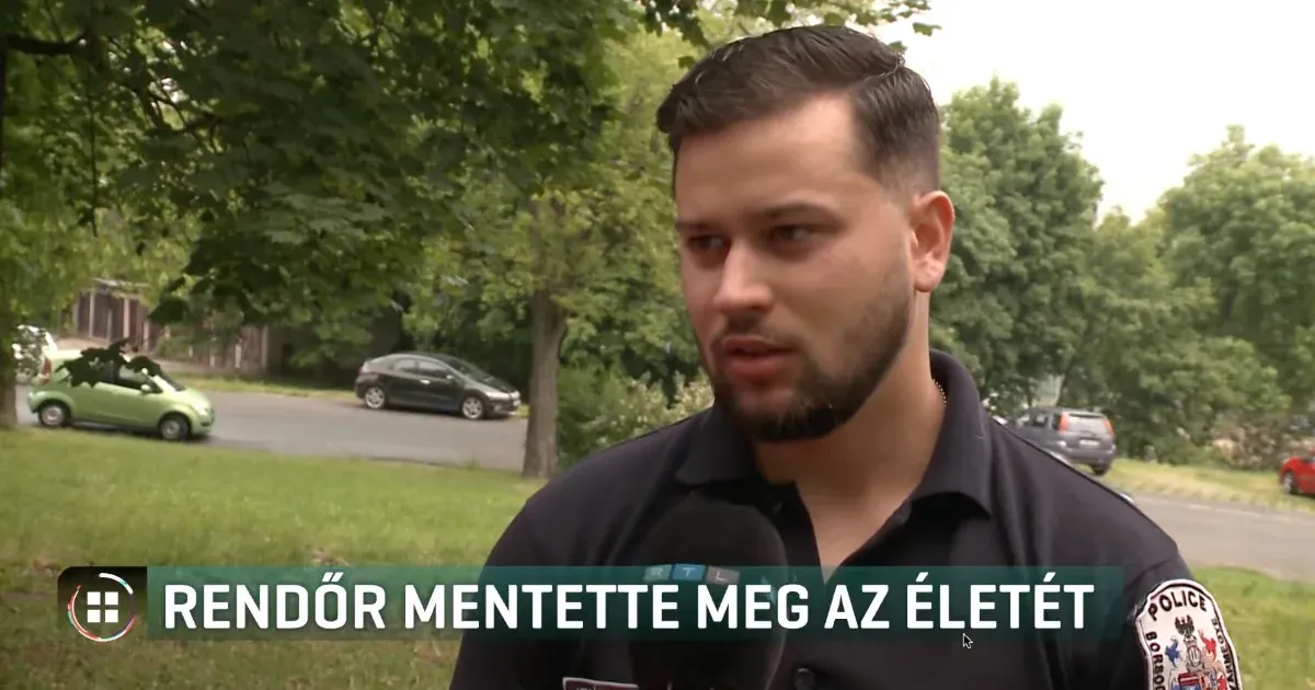 Hazafelé tartó rendőr élesztette újra összeesett férfit Miskolcon