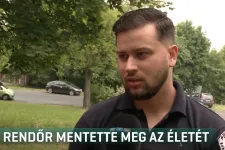 Hazafelé tartó rendőr élesztett újra egy összeesett férfit Miskolcon