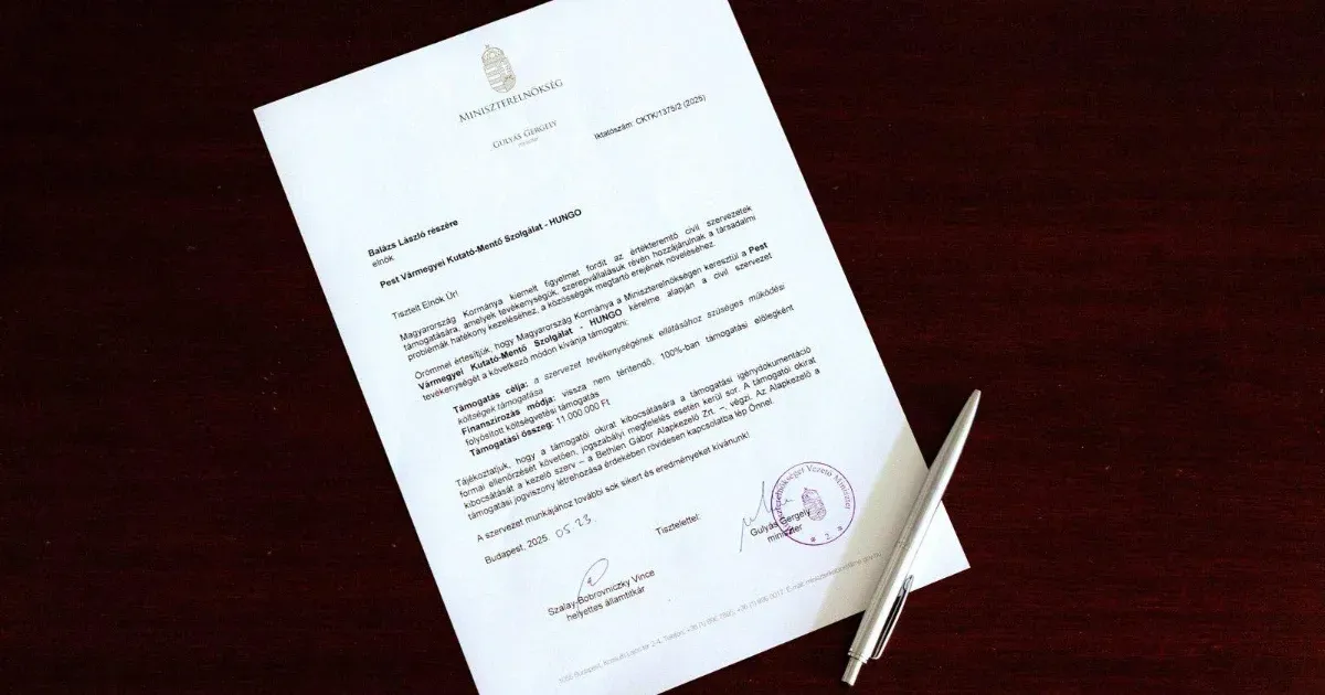 Mégis kapnak 11 milliót a Pest megyei kutató-mentők, miután Vitályos egyeztetett Gulyással