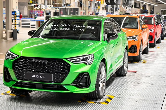 Megszólalt az Audi, miután kiderült, hogy részben elviszik Győrből az egyik modell gyártását