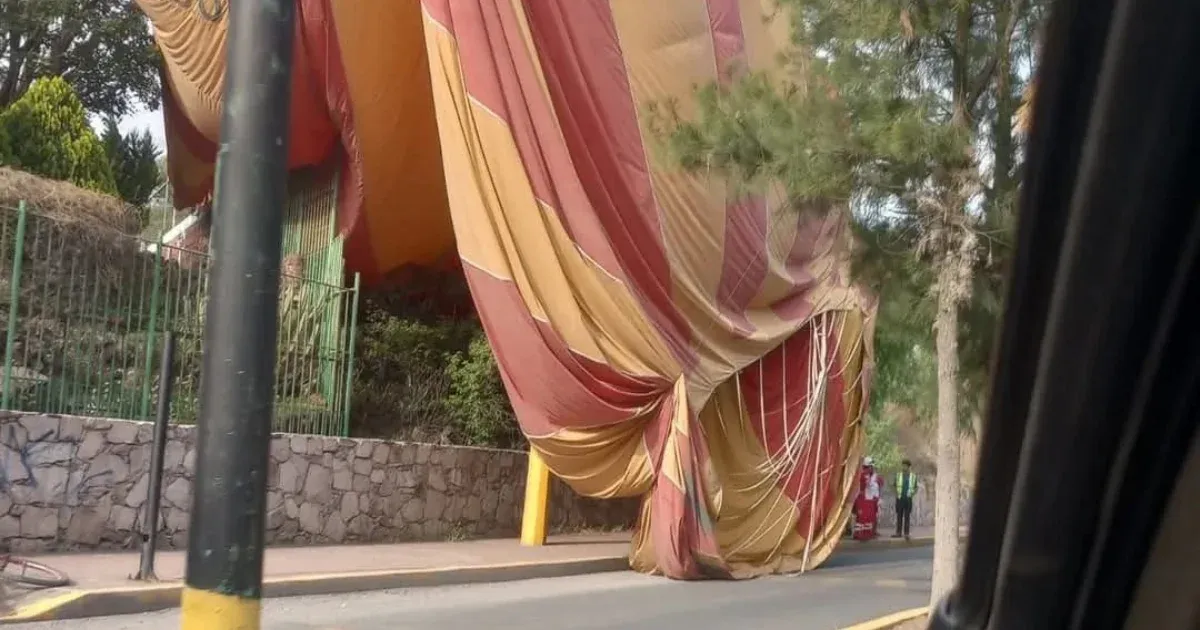 A mexikói piramisokat akarták megnézni felülről, lezuhant velük a hőlégballon