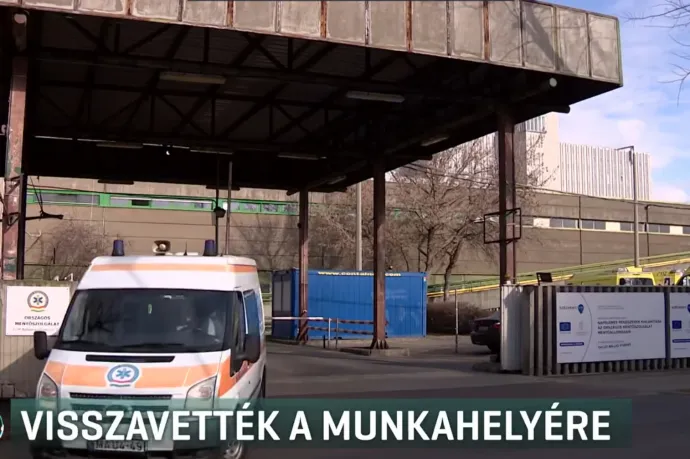 A bíróság kimondta: jogellenesen rúgta ki a szakszervezeti elnököt az Országos Mentőszolgálat