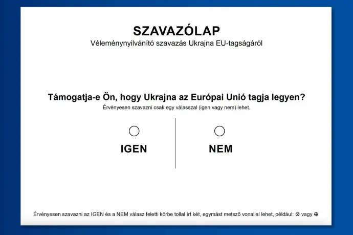 Online akárhányszor ki lehet tölteni a kormány Ukrajna EU-tagságáról szóló szavazását
