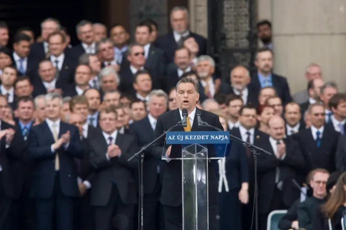 Orbán épp 15 éve hirdette meg azt a rendszerváltást, amire most Magyar Péter pályázik