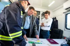 Nicușor Dan az árvíz sújtotta Kovászna megyét is meglátogatta
