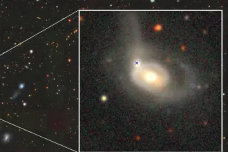 Ilyet is ritkán látni: fekete lyuk szakít szét egy csillagot két galaxis ütközésében