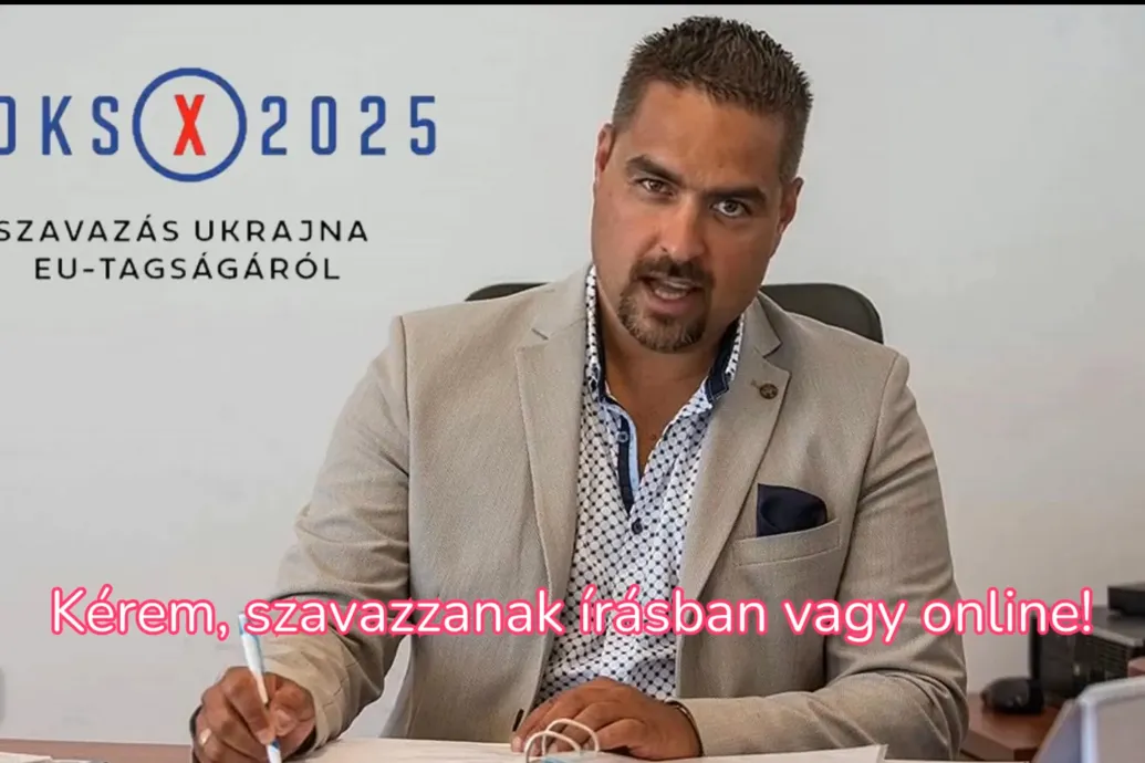 Kiábrándító MI-videóban buzdítja a lakosságot Voks2025-szavatásra Vizslás fideszes polgármestere