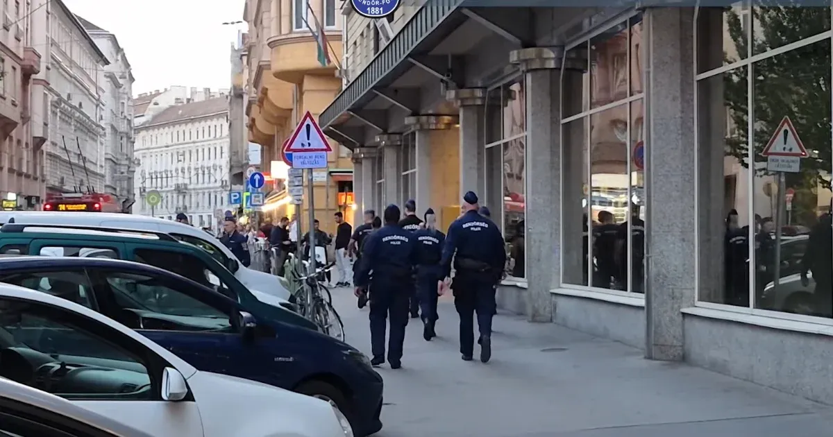 A pesti belvárosban razziázott a rendőrség, 11 embert elfogtak