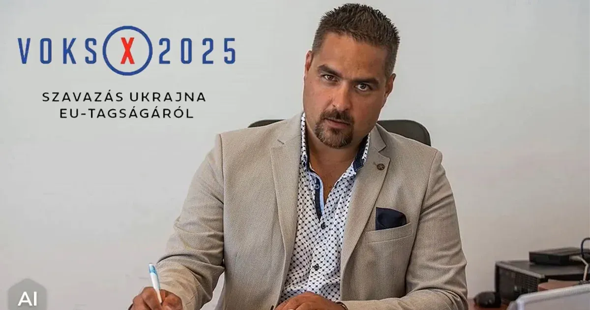 Kiábrándító MI-videóban buzdítja a lakosságot Voks2025-szavazásra Vizslás fideszes polgármestere