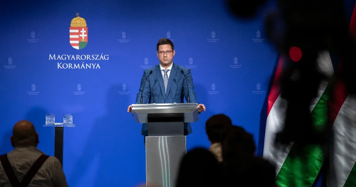 Kormányinfót tart Gulyás Gergely