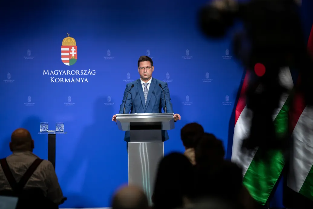 Kormányinfót tart Gulyás Gergely