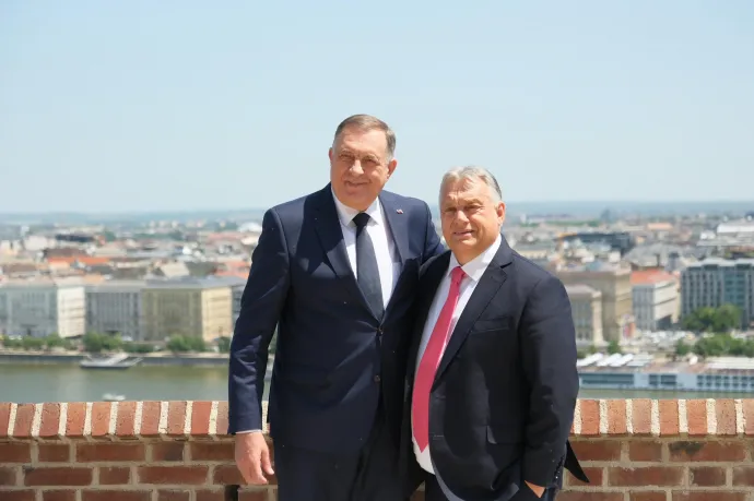 Orbán Viktor fogadta a hazájában körözött Milorad Dodikot