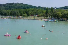 Strandolók mentettek ki egy fuldoklót a Balatonból