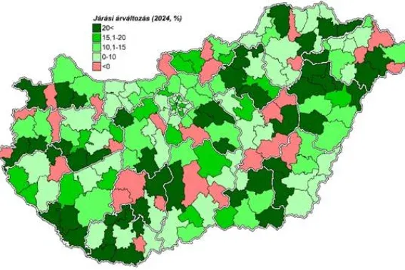 Brutálisan drágulnak a lakások azokban a magyar városokban, amelyekbe új gyárak települnek – Forrás: Telex.hu