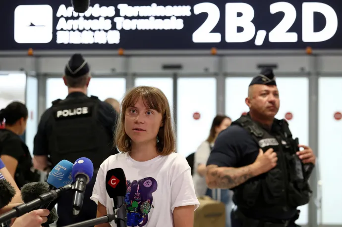 Repülőgépre rakták és kitoloncolták Greta Thunberget Izraelből