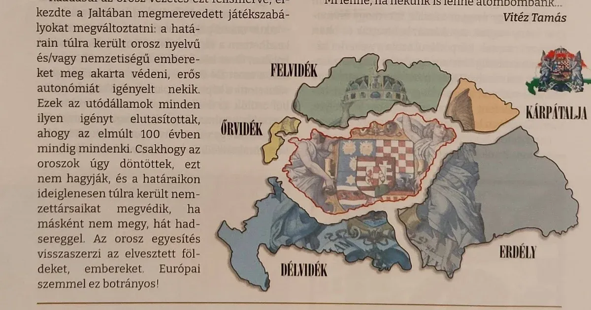 Trianonhoz hasonlítja az orosz–ukrán háborút, magyar atombombáról fantáziál a kormány által is támogatott Wekerlei Napló
