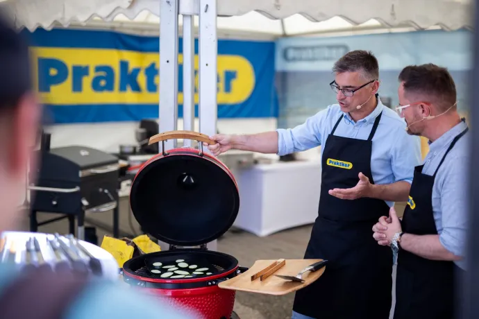 A kamado grill rendkívül sokoldalú – Fotó: Ancsin Gábor / Képszerkesztőség