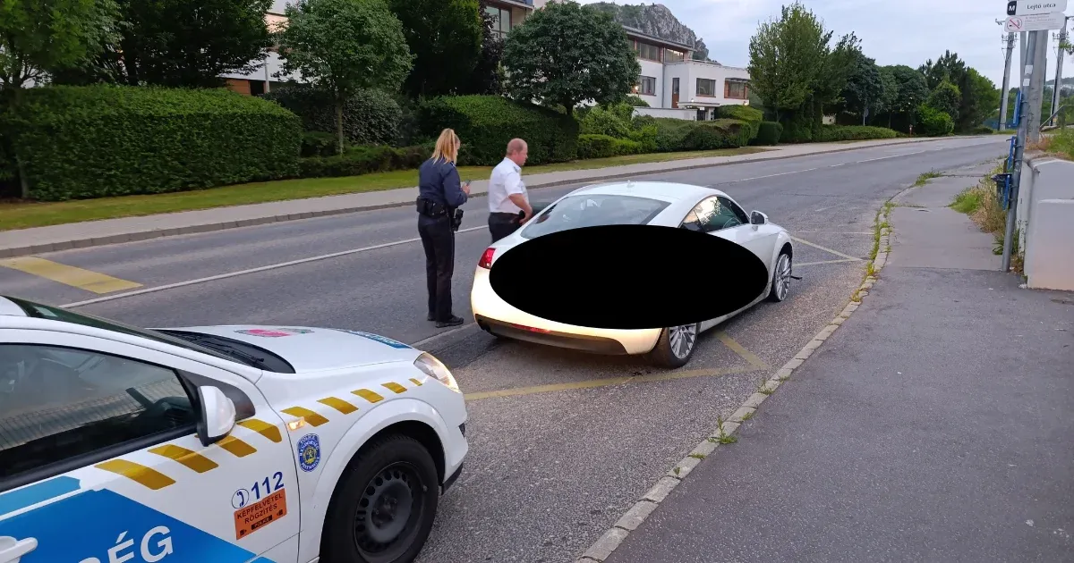 Meztelenül kocsikázott, összevissza beszélt, aztán rendőrnőt harapott meg egy 44 éves férfi, akit Budaörsön kapcsoltak le