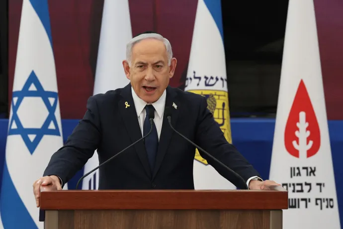 Benjámin Netanjahu izraeli kormányfő – Fotó: Abir Sultan / AFP