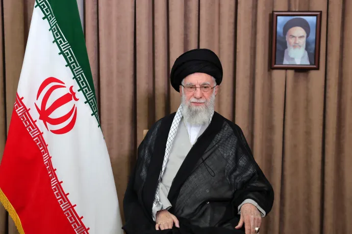 Ali Hamenei ajatollah, Irán legfelsőbb vezetője Teheránban, 2025. június 13-án – Fotó: Office Of The Iranian Supreme Leader / WANA / Reuters