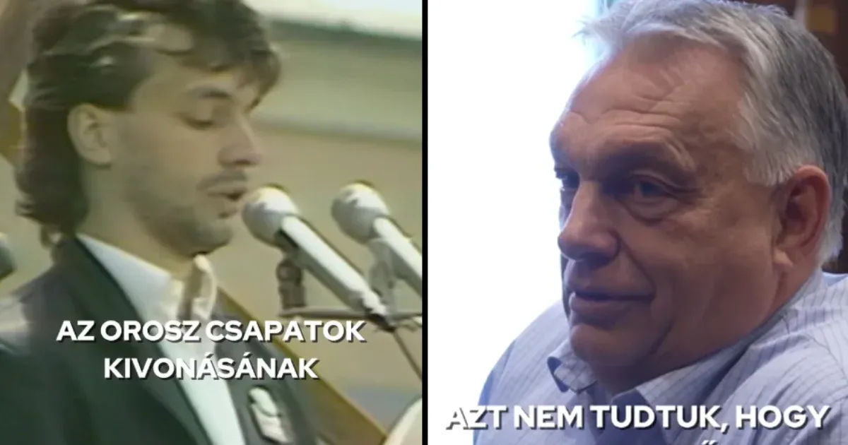 Orbán Viktor visszaemlékszik arra, hogy milyen volt, amikor az orosz csapatok kivonásáról beszélt