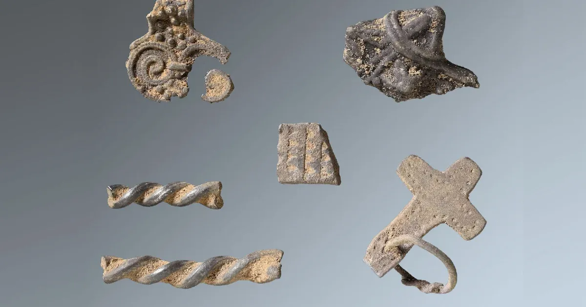 Ezeréves viking kincseket talált egy német férfi fémkeresővel