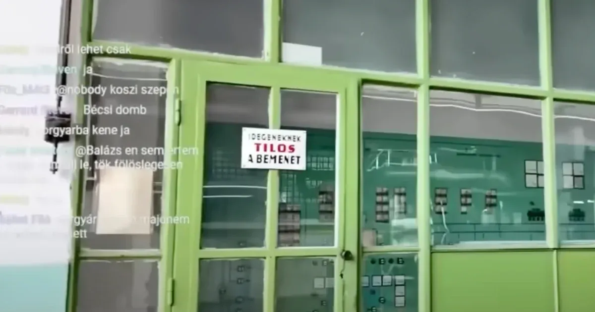 Az urbex videós szürreális kalandja a Soproni Erőműben: pizzát rendelt, miközben beengedték az üzemi területre