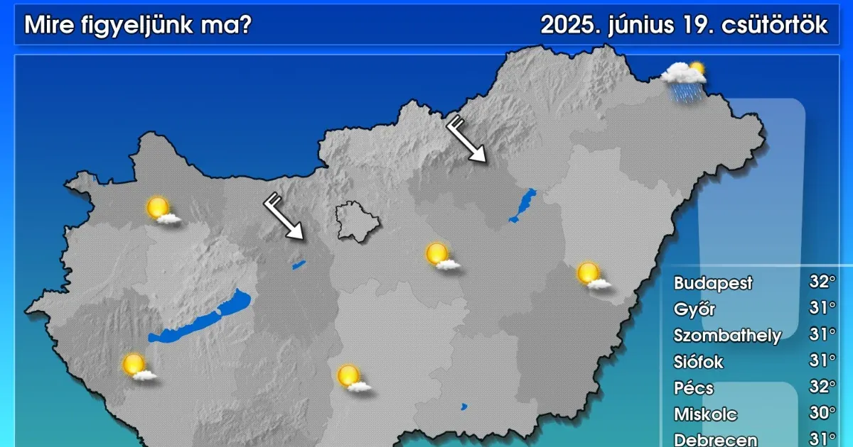 Pár fokos lehűlés után jön az újabb hőhullám