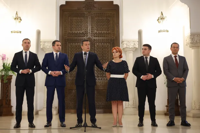 Grindeanu nyilatkozik a sajtónak a tárgyalásokról – Fotó: George Calin / Inquam Photos