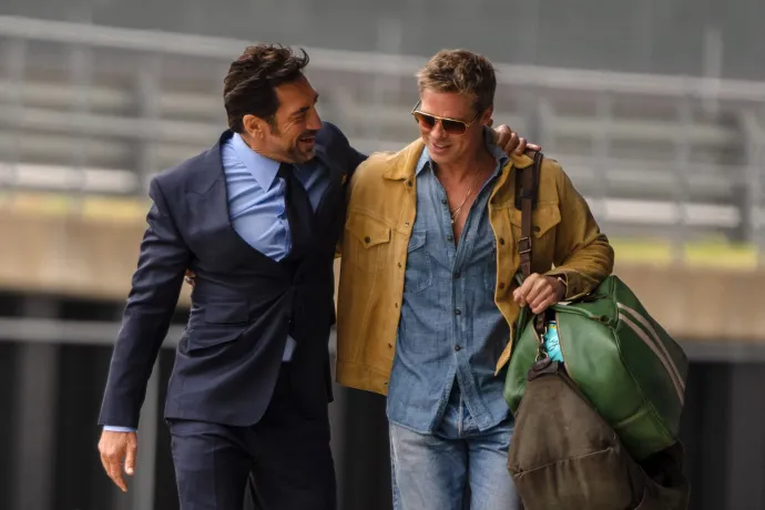 Javier Bardem és Brad Pitt a filmben – Fotó: Apple TV / Warner Bros.