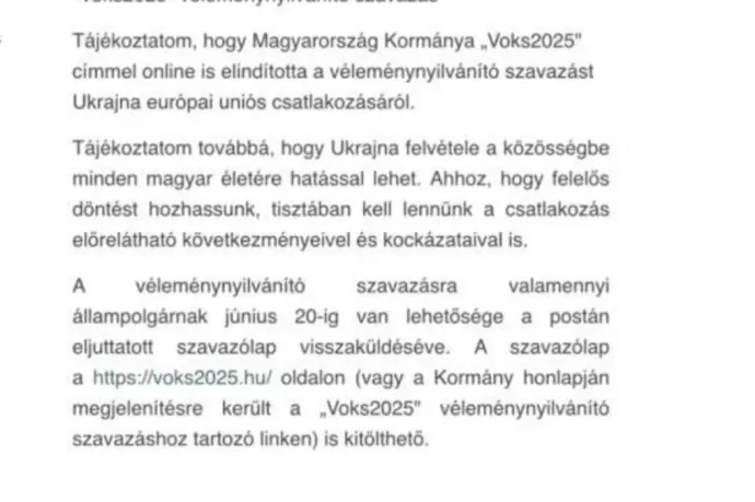 Levélben buzdítja a katonákat a Honvédelmi Minisztérium, hogy szavazzanak a Voks2025-ön