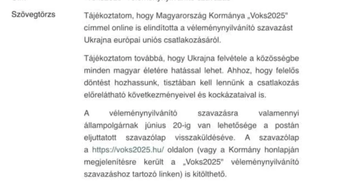 Levélben buzdítja a katonákat a Honvédelmi Minisztérium, hogy szavazzanak a Voks2025-ön