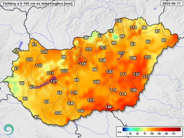 Forrás: HungaroMet