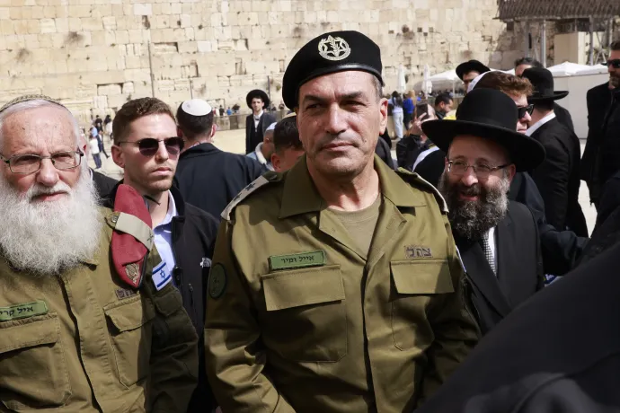 Eyan Zemir a Siratófalnál márciusban – Fotó: Menahem Kahana / AFP or licensors