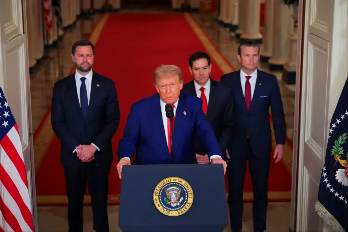 Trump: Az amerikai légierő lenyűgözően sikeres csapást mért Iránra
