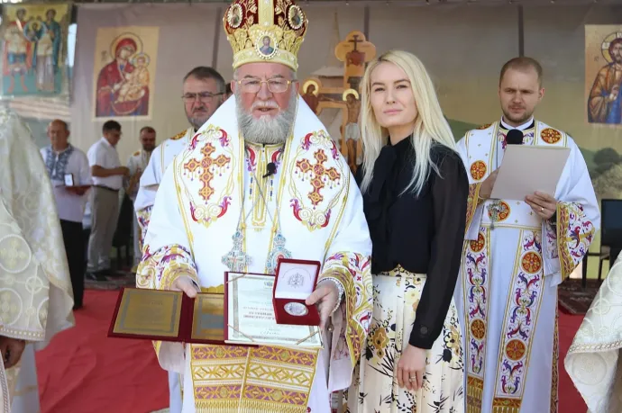 Nagybánya börtönbüntetését töltő volt polgármesterét tüntette ki az ortodox egyház