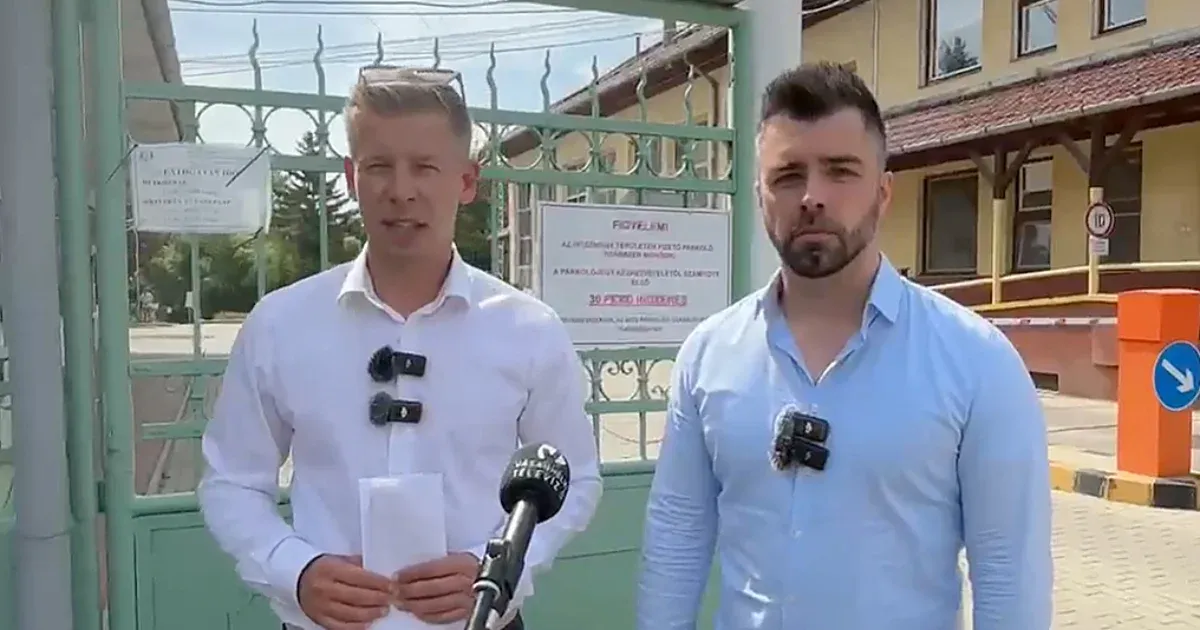 Magyar Péterék megnézték a szentesi kórházat, és nem volt klíma a műtőkben