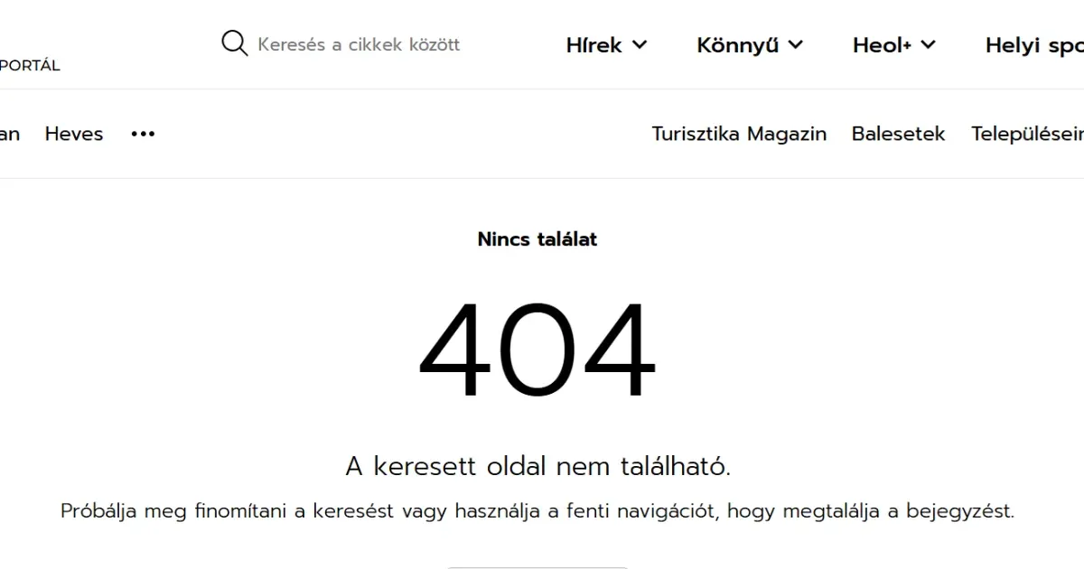 Eltűnt a Heol.hu oldaláról a cikk, ami olvasóinak ajánlgatta a Holavonat.hu-t