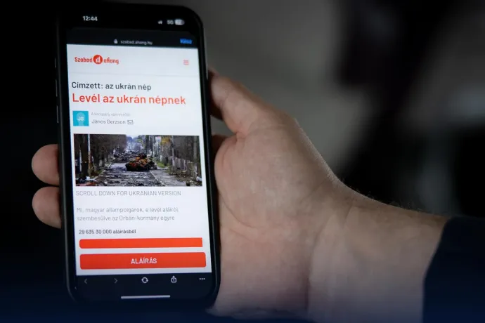 Orbán háborúpártinak és orosz érdekeket szolgálónak nevezi az Ukrajnát támogató petíció aláíróit