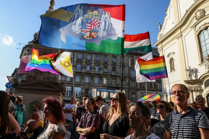 Ismét tüntetett Hadházy Ákos Budapest belvárosában