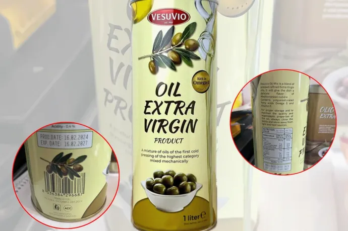 Extra szűz olívaolajként árulta a napraforgóolajat egy kispesti üzlet