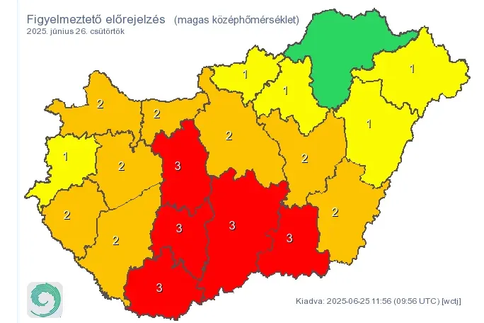 Forrás: HungaroMet