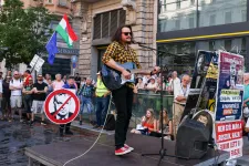 A Hadházy tüntetésén felszólaló Gimpel Tamás egy neki szánt sértést idézett, a propaganda rögtön felhasználta ellene